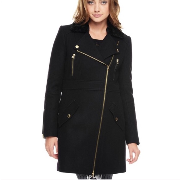 Juicy Couture Wool Melton Coat - Picture 2 of 15